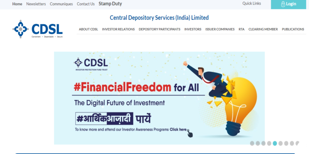 CDSL Central Depository Services India Limited