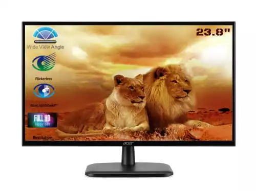 Acer EK240YC 23.8 Inch 1920 x 1080 Pixels  Backlit Monitor