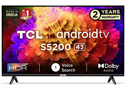 TCL 43 inches Full HD Smart  TV 43S5200