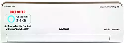 Lloyd 1.5 Ton 5 Star Heavy Duty WiFi Inverter Split AC