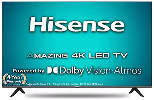 Hisense 4K Ultra HD Smart Certified LED TV
