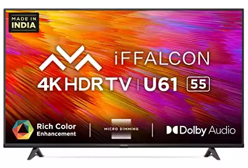 iFFALCON (55 inches) 4K Android Smart LED TV 55U61
